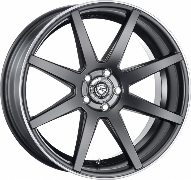 artFORM AF302 8,5x20 Flat Black rim polished