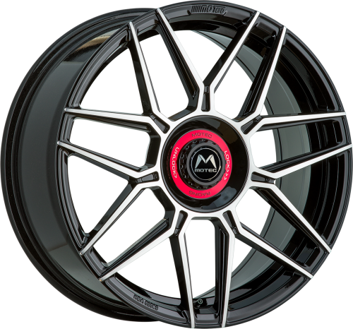 Motec GT.one 8,5x20 LK5x112 ET45 schwarz poliert