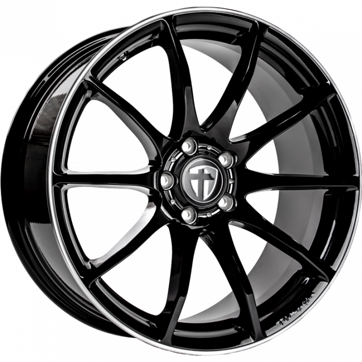 Tomason TN1 8,5x18 Black rim polished