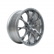 B52 Wheels X1 Reacher 8,5x19 Smoke brushed Aluminiumsilber