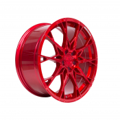 B52 Wheels X1 Reacher 8,5x19 Candyrot Hochglanzpoliert